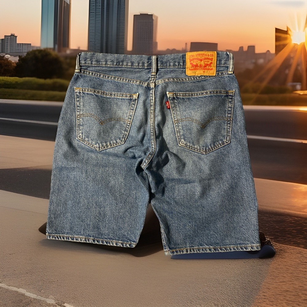 Levi's Blue Denim Jean Shorts